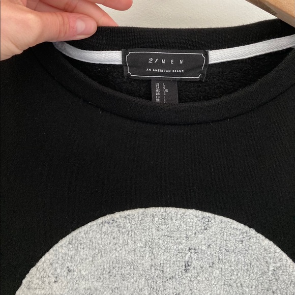 F21 Men Crewneck Sweatshirt Sz L - Picture 4 of 8